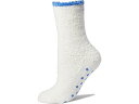 (取寄) カレン ノイバーガー レディース フラフィー ソリッド ソック ウィズ ブルー スター グリッパーズ Karen Neuburger women Karen Neuburger Fluffy Solid Sock with Blue Star Grippers Cream