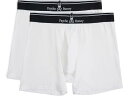 (取寄) サイコ バニー メンズ ソリッド 2-パック ボクサー ブリーフ Psycho Bunny men Psycho Bunny Solid 2-Pack Boxer Brief White