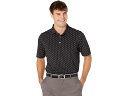 (取寄) カッター & バック メンズ バーチュー エコ ピケ タイル プリント ポロ Cutter & Buck men Cutter & Buck Virtue Eco Pique Tile Print Polo Black