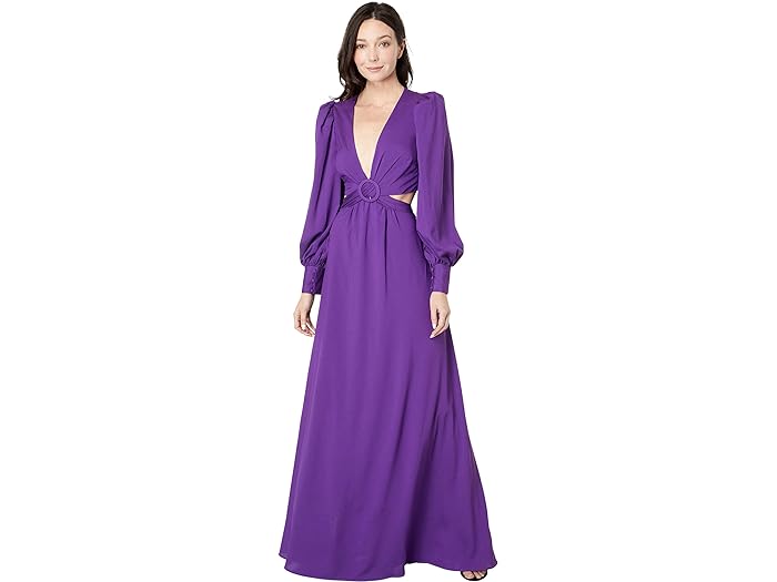 () 33 \VA fB[X JbgAEg }LV ONE33 Social women ONE33 Social Cutout Maxi Violet