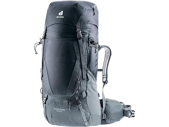 () hC^[ fB[X t[` GA[ gbN 45 + 10 Sl Deuter women Deuter Futura Air Trek 45 + 10 SL Black/Graphite