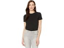 (取寄) コマンドー レディース エッセンシャル コットン クルー ネック ボディスーツ Commando women Essential Cotton Crew Neck Bodysuit Black