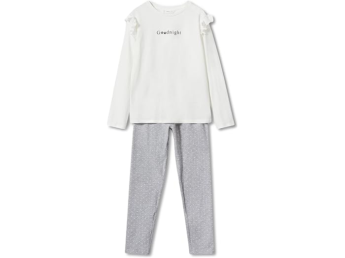 () }S LbY K[Y iCg pW}Y (g LbY/rbO LbY) MANGO Kids girls MANGO Kids Night Pyjamas (Little Kids/Big Kids) Clear Grey Vigore