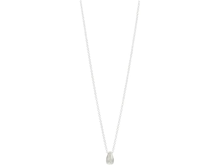 (取寄) ドギャード レディース シー ザ ライト ファシテッド ティアドロップ ネックレス Dogeared women Dogeared See The Light Faceted Teardrop Necklace Sterling Silver