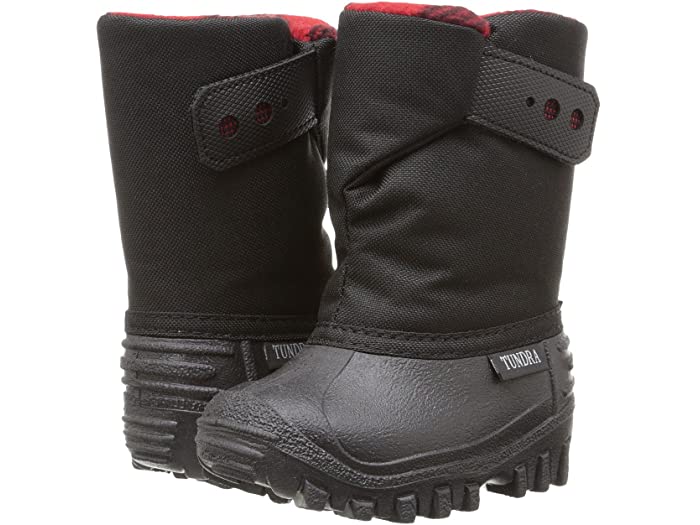 (取寄) ツンドラ ブーツ キッズ ボーイズ テディ 4 (トドラー/リトル キッズ) Tundra Boots Kids boys Teddy 4 (Toddler/Little Kid) Black/Red