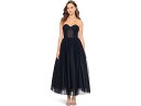 () ٥åĥɥ ǥ ߥå 󥰥 å  졼 ȥå  Betsy & Adam women Betsy & Adam Mid Length Mesh Skirt Lace Top Gown Black