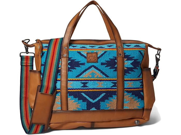 () STS`EFA fB[X n[x XJC _Cp[ obO STS Ranchwear women STS Ranchwear Mojave Sky Diaper Bag Multi/Blue Aztec