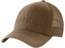 カーハート (取寄) カーハート メンズ キャンバス メッシュ-バック ロゴ キャップ Carhartt men Carhartt Canvas Mesh-Back Logo Cap Light Brown