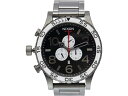 ニクソン 腕時計（メンズ） (取寄) ニクソン メンズ 51-30 クロノ Nixon men Nixon 51-30 Chrono Black/White/Gunmetal