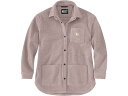 (取寄) カーハート レディース ルーズ フィット フリース シャツ ジャケット Carhartt women Carhartt Loose Fit Fleece Shirt Jacket Mink