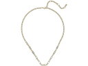 (取寄) ローレン ラルフローレン レディース バケット ストーン チェイン フロンタル ネックレス LAUREN Ralph Lauren women LAUREN Ralph Lauren Baguette Stone Chain Frontal Necklace Gold/Crystal