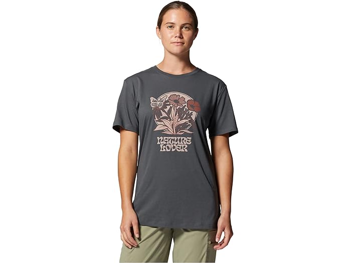 () }Een[hEFA fB[X lC`[ o[ V[g X[u eB[ Mountain Hardwear women Mountain Hardwear Nature Lover Short Sleeve Tee Volcanic