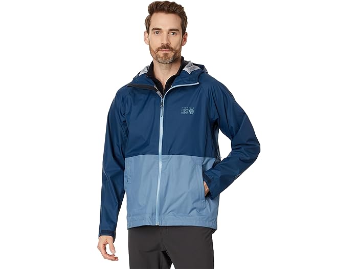 () ޥƥϡɥ  å 㥱å Mountain Hardwear men Mountain Hardwear Threshold Jacket Light Zinc/Hardwear Navy