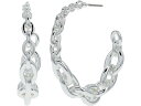 (取寄) ローレン ラルフローレン レディース 38 ウム チェーン-リンク フープ イヤリングス LAUREN Ralph Lauren women LAUREN Ralph Lauren 38 mm Chain-Link Hoop Earrings Silver 1