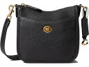 () R[` fB[X |bV yu U[ VFCY NX{fB 19 COACH women COACH Polished Pebble Leather Chaise Crossbody 19 Black