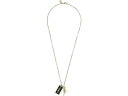 (取寄) コーチ レディース ハングタグ ショート ペンダント ネックレス COACH women COACH Hangtag Short Pendant Necklace Black