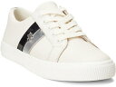 (取寄) ローレン ラルフローレン レディース ジャンソン スニーカー LAUREN Ralph Lauren women LAUREN Ralph Lauren Janson Sneakers Soft White/Polished Silver/Black