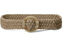 ラルフローレン (取寄) ローレン ラルフローレン レディース ウーブン コーデット O-リング ワイド ベルト LAUREN Ralph Lauren women LAUREN Ralph Lauren Woven Corded O-Ring Wide Belt Khaki