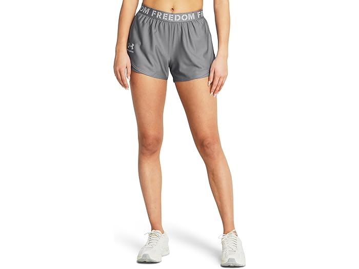 (取寄) アンダーアーマー レディース ニュー フリーダム プレイアップ ショーツ Under Armour women Under Armour New Freedom Playup Shorts Titan Gray/Mod Gray