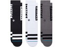 (取寄) スタンス ザ OG 3-パック Stance The Og 3-Pack Black/White(4)