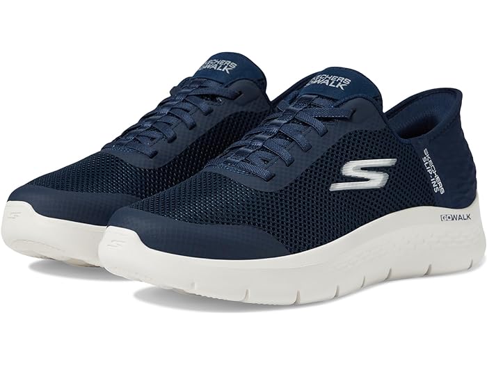 (取寄) スケッチャーズ スニーカー レディース ゴー ウォーク フレックス ハンズフリー スリップインズ - グランド エントリー SKECHERS Performance women Go Walk Flex Hands Free Slip-Ins - Grand Entry Navy/White