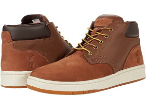 () ե  󥱥 ̥Хå ˡ ֡ Polo Ralph Lauren men Polo Ralph Lauren Shrunken Nubuck Sneaker Boot Tan