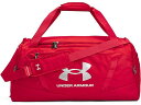 (取寄) アンダーアーマー アンデナイアブル 5.0 ダッフル MD Under Armour Undeniable 5.0 Duffel MD Red/Red/Metallic Silver