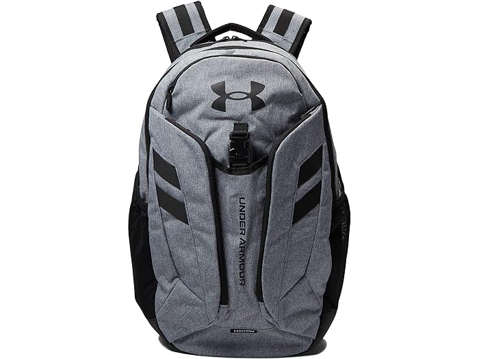 () A_[A[}[ nbX v obNpbN Under Armour Under Armour Hustle Pro Backpack Pitch Gray Medium Heather/Black