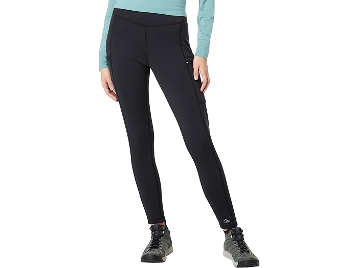 () GGr[ fB[X v}tg T[}Xgb` t[X |Pbg ^Cg pc L.L.Bean women L.L.Bean Primaloft ThermaStretch Fleece Pocket Tight Pants Black