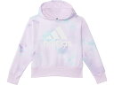 () AfB_X LbY K[Y I[ I[o[ vg t[h vI[o[ [Y tBbg (rbO LbY) adidas Kids girls adidas Kids All Over Print Hood Pullover Loose Fit (Big Kids) Light Purple