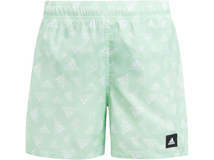 (取寄) アディダス キッズ キッズ クラシックス プリンテッド スイム ショーツ (リトル キッズ/ビッグ キッズ) adidas Kids kids adidas Kids Classics Printed Swim Shorts (Little Kids/Big Kids) Pulse Mint/White