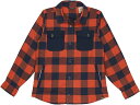 () GGr[ LbY r[tbNX I[-V[Y tl Vc (g LbY) L.L.Bean kids L.L.Bean Beanflex All-Season Flannel Shirt (Little Kids) Peak Orange/Carbon Navy