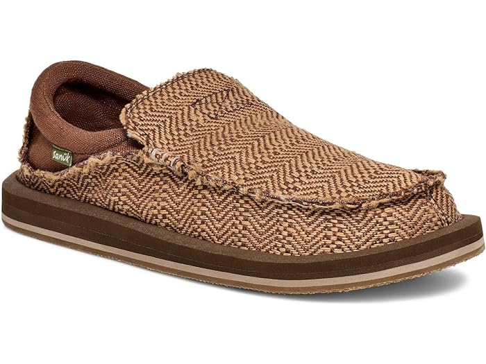 (取寄) サヌーク メンズ チバ ジュート Sanuk men Chiba Jute Brown