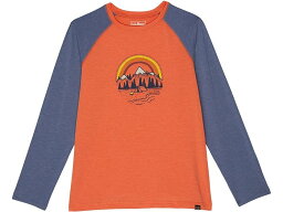 (取寄) エルエルビーン キッズ エブリデイ サン スマート ロング スリーブ ティー (リトル キッズ/ビッグ キッズ) L.L.Bean kids L.L.Bean Everyday Sun Smart Long Sleeve Tee (Little Kids/Big Kids) Peak Orange Mountains