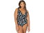 (取寄) エルエルビーン レディース スリミング スイムウェア タンクスーツ プリント L.L.Bean women L.L.Bean Slimming Swimwear Tanksuit Print Black Ikat