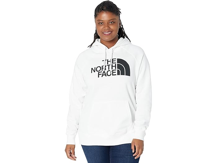 () m[XtFCX fB[X vX TCY n[t h[ vI[o[ u[fB The North Face women The North Face Plus Size Half Dome Pullover Hoodie TNF White