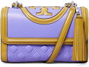 () g[o[` fB[X t~O peg {[_[ X[ Ro[`u V_[ obO Tory Burch women Tory Burch Fleming Patent Border Small Convertible Shoulder Bag Royal Hyacinth Multicolor