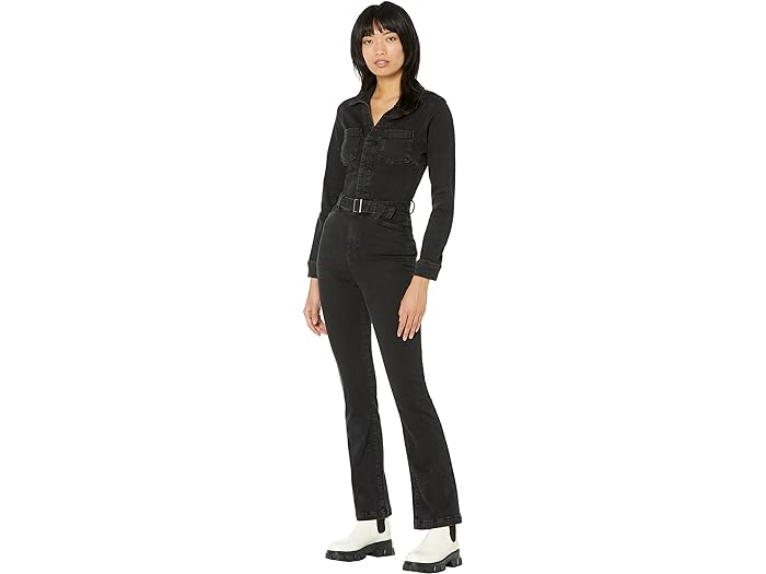 (取寄) ペイジ レディース 32 ロング スリーブ マンハッタン ジャンプスーツ W/ ジョリーン ポケッツ + セルフ ベルト Paige women Paige 32" Long Sleeve Manhattan Jumpsuit w/ Jolene Pockets + Self Belt Matilda