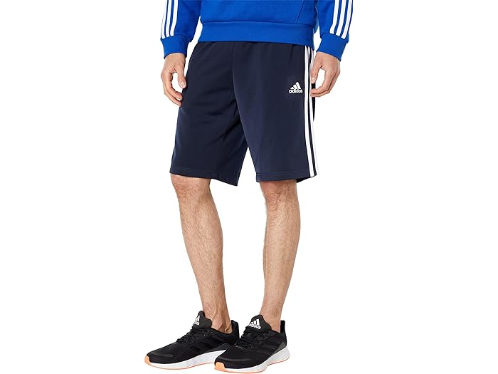 (取寄) アディダス メンズ エッセンシャル 3ストライプ トリコット ショーツ adidas men adidas Essentials 3-Stripes Tricot Shorts Legend Ink/White