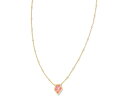 () PhXRbg fB[X t[h eX TeCg V[g y_g lbNX Kendra Scott women Kendra Scott Framed Tess Satellite Short Pendant Necklace Gold Luster Rose Pink Kyocera Opal