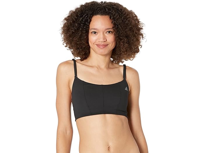 () ǥ ǥ  饤 ݡ ٥ ٥ ֥ adidas women adidas Studio Light Support Better Level Bra Black