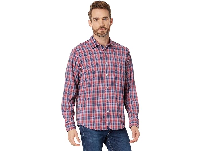 (取寄) アンタックイット メンズ リンクル-フリー パフォーマンス ヘンドン シャツ UNTUCKit men UNTUCKit Wrinkle-Free Performance Hendon Shirt Red