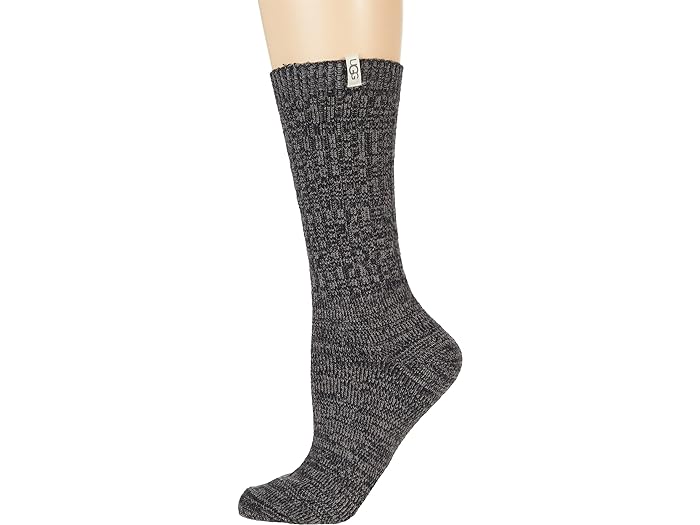 () AO fB[X u jbg XE` N[ \bNX UGG women UGG Rib Knit Slouchy Crew Socks Grey/Black