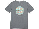 () n[[ LbY {[CY OtBbN T-Vc (rbO LbY) Hurley Kids boys Hurley Kids Graphic T-Shirt (Big Kids) Charcoal Heather