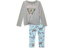 () n[[ LbY K[Y O X[u gbv Ah MOX Zbg (gh[) Hurley Kids girls Hurley Kids Long Sleeve Top & Leggings Set (Toddler) Seafoam Blue