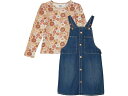 () [oCX LbY K[Y O X[u gbv Ah XJ[gI[ c[s[X AEgtBbg Zbg (g LbY) Levi's Kids girls Levi's Kids Long Sleeve Top and Skirtall Two-Piece Outfit Set (Little Kids) Bridal Rose