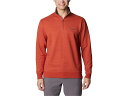 () RrA Y n[g }Ee  n[t Wbv Columbia men Columbia Hart Mountain II Half Zip Warp Red Heather