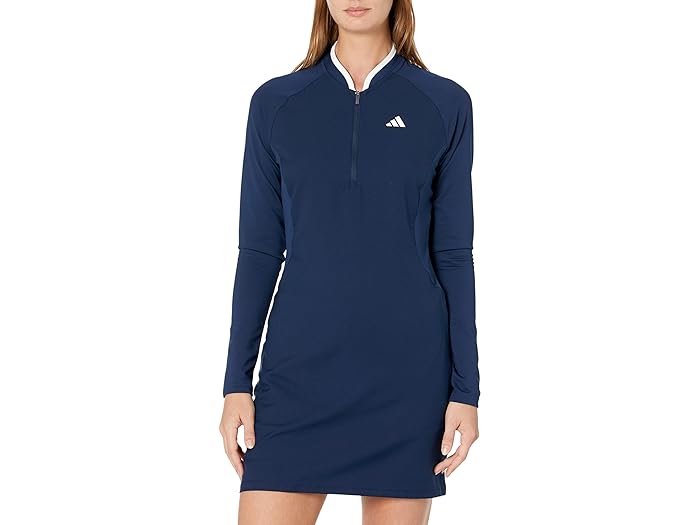 (取寄) アディダス ゴルフ レディース ロング スリーブ ゴルフ ドレス adidas Golf women adidas Golf Long Sleeve Golf Dress Collegiate Navy