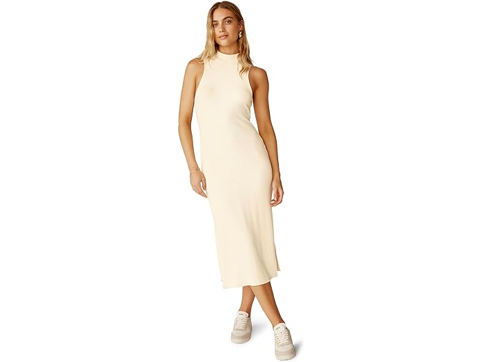 () rhK fB[X EF gxh ~fB hX Beyond Yoga women Beyond Yoga Well Traveled Midi Dress Ivory