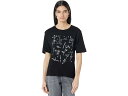 () }CP X^[Y fB[X [ bNXh-tBbg tBbg C[W[ OtBbN eB[ Michael Stars women Michael Stars Lauren Relaxed Fit Easy Graphic Tee Black